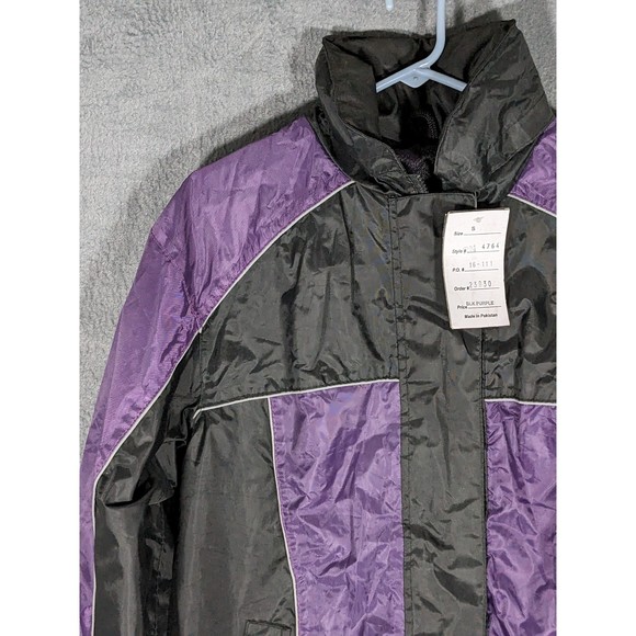 Xelement Women's Black and Purple 2 piece Rain Suit New with Tags size Small - Picture 6 of 16